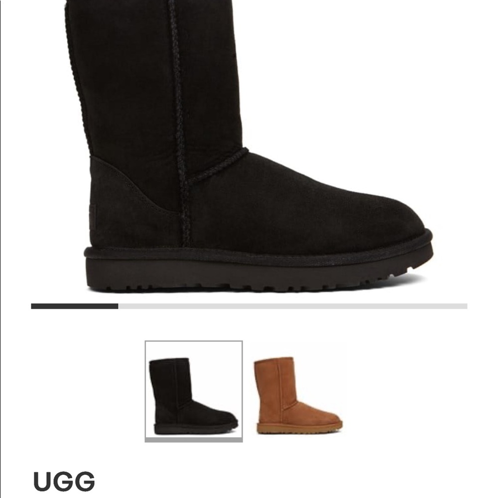 UGG Women's Black Classic Short 2